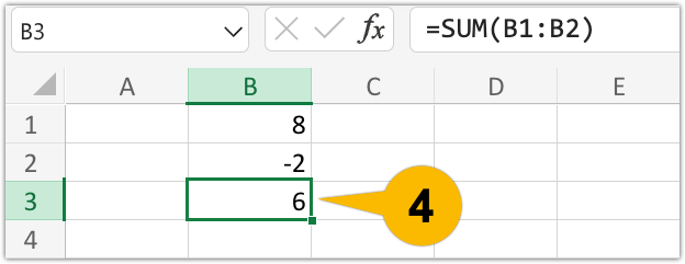 Illustration of step 4 in Example 4