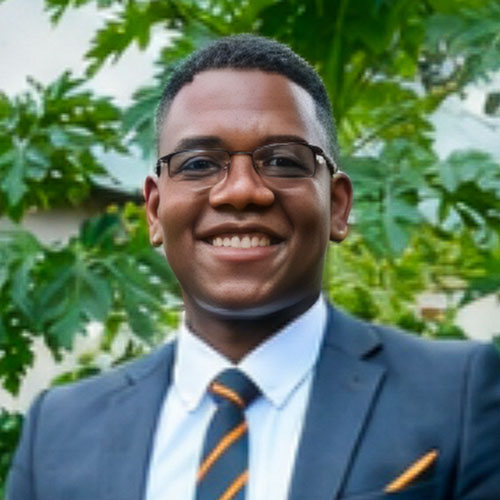 Portrait of Innocent Pito, a BYU-Pathway student from Mashonaland West, Zimbabwe