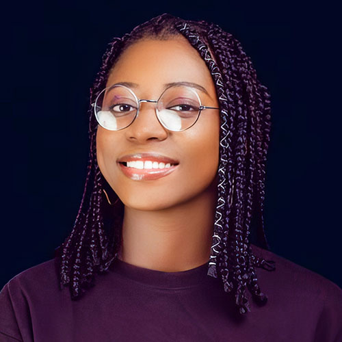 Portrait of Mercy Oifoghe, a BYU-Pathway student from Nigeria