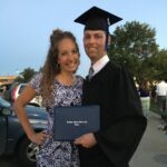 Jason and Jeanette Hayes at graduation