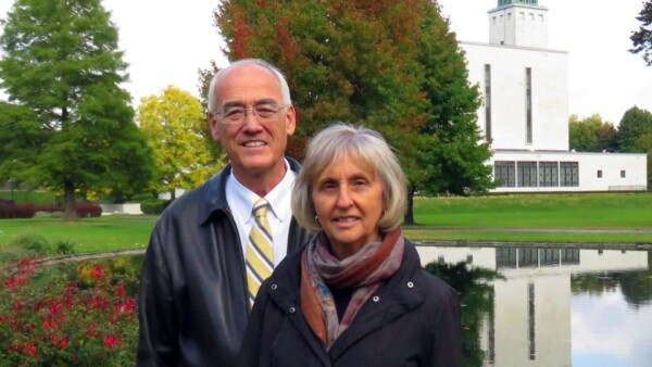 Elder and Sister Miller, volunteers in the Peckham Friendship Centre, in England