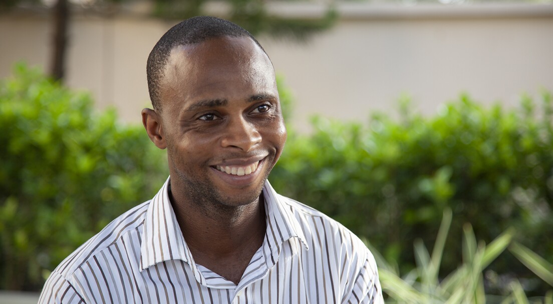 Smiling young man