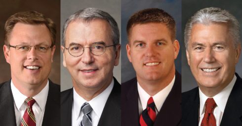 Clark G. Gilbert, Carlos A. Godoy, J.D. Griffith, and Dieter F. Uchtdorf