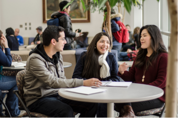 students sitting around a circle