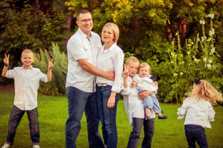 Jon and Shay Phister with their children