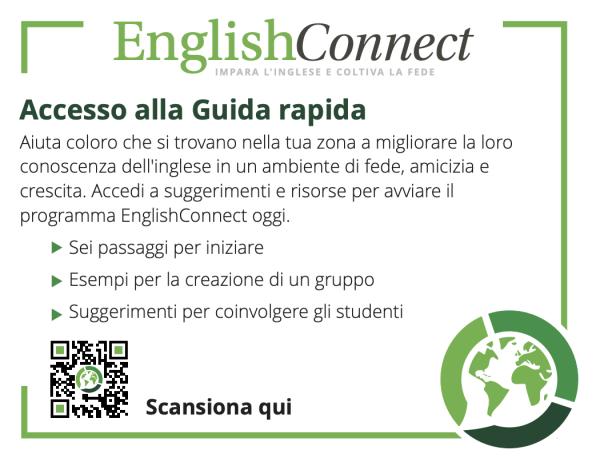 Quick Start Guide Flyer (Italian)